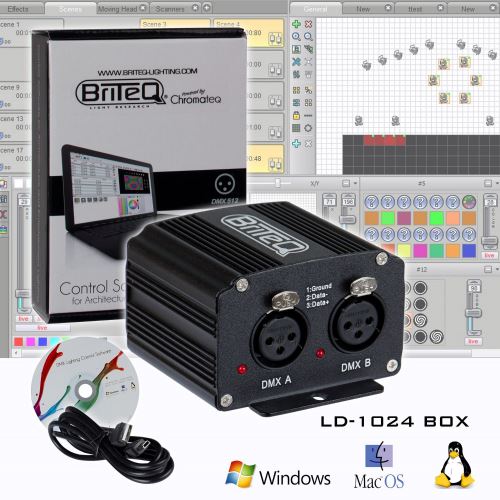 Briteq LD-1024BOX interface DMX