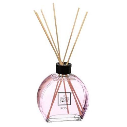 Comptoir de la Bougie - Diffuseur de Parfum & 6 Bâtonnets Haly 100ml Rose