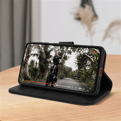 KEYYO Cover Per Xiaomi Redmi 10A / 9C / 9C NFC, Custodia Protettiva Dual Layer Con Supporto, Antiurto Nera - 6