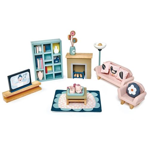 Tender Leaf Toys maison de poupée salon junior 33 pièces