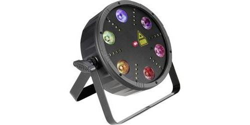 Projecteur à effets LED avec laser Cameo FLAT STORM multicolore