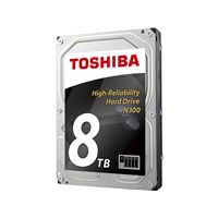 Toshiba N300 - Vaste schijf - 8 TB - intern - 3.5" - SATA 6Gb/s - 7200 tpm -buffer: 128 MB