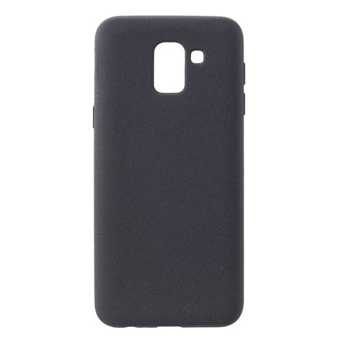Coque en TPU skin-touch matte gris pour votre Samsung Galaxy J6 (2018)