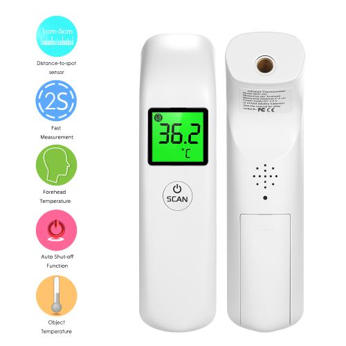 Thermomètre portable LCD haute précision sans contact