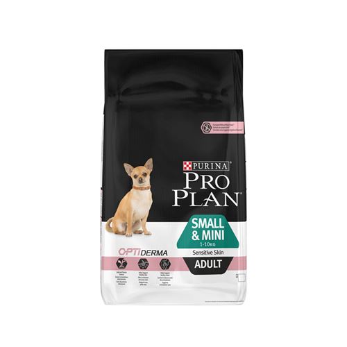 Meilleurs prix pour PRO PLAN Sensitive Skin Small & Mini Adult au Saumon - Croquettes pour chien-