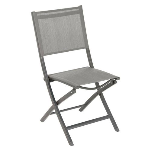 Chaise de jardin Essentia coloris noisette/taupe tonka Hespéride