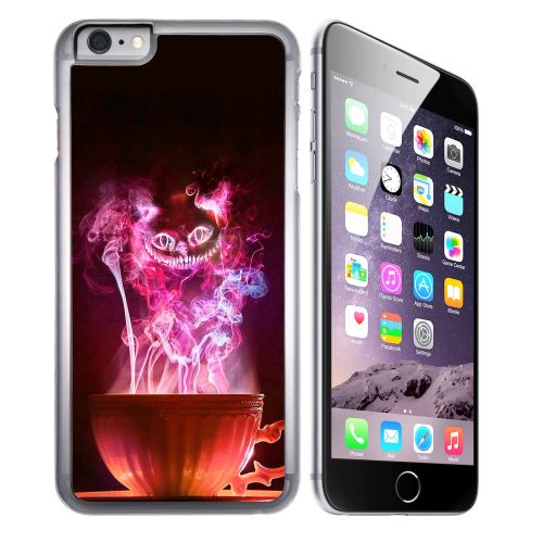 Coque pour iPhone 6 et iPhone 6S chat tasse alice au pays des merveilles