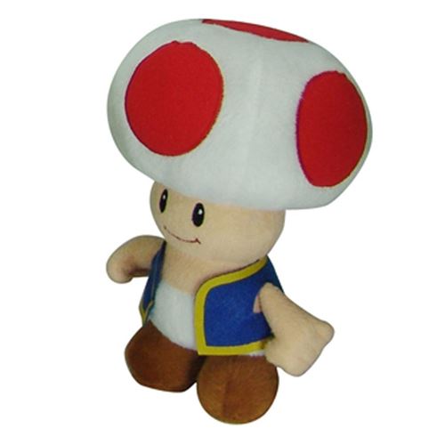 Little Buddy peluche Super Mario Bros. Toad18 cm