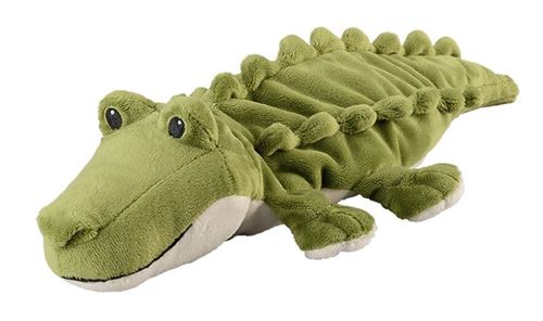 Warmies crocodile câlin chaud 35 cm vert