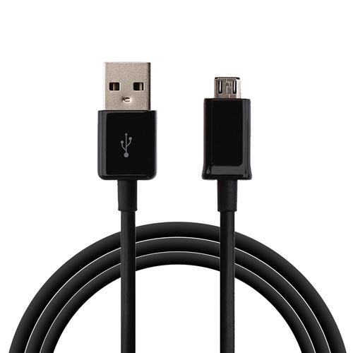 Cable Usb Chargeur Noir Pour Cable USB Chargeur Blanc Pour Samsung Galaxy  A10 / A3 2015 / A3 2016 / A5 2015 / A5 2016 / A6 2018 / A6 PLUS 2018 /