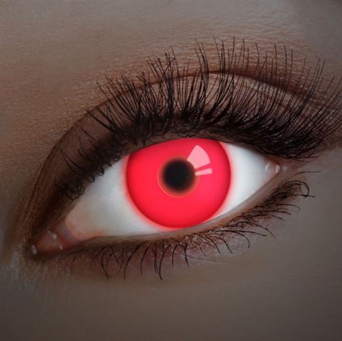 UV lentilles de couleur Rouge | lentilles annuelles