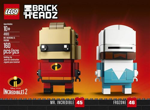 Lego Brickheadz 41613 Mr. Incredible et Frozone