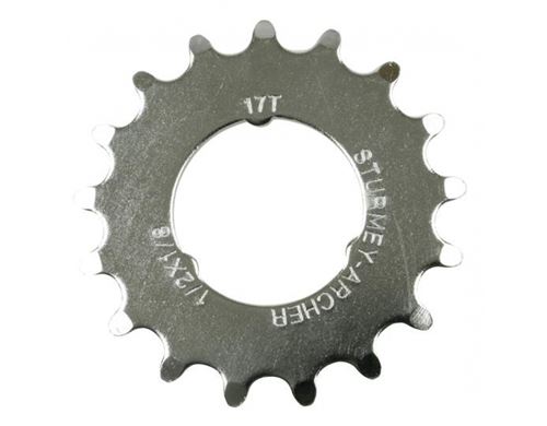 Sturmey Archer engrenage monté sur l'arbre 17T argent plat