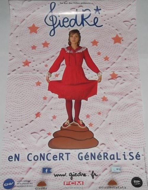 GiedRé - 70x100 cm - AFFICHE / POSTER