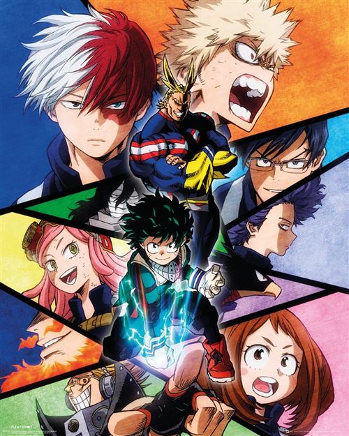 Affiche Mini My Hero Academia Groupe 40x50cm