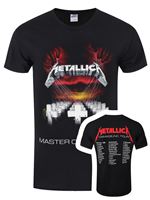 T-shirt Metallica MOP 86 European Tour Homme NoirL