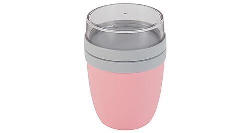 Rosti Mepal 107648076700 Lunch Pot Ellipse, PP/Pctg, Nordic Pink, 11 x 11 x 15 cm