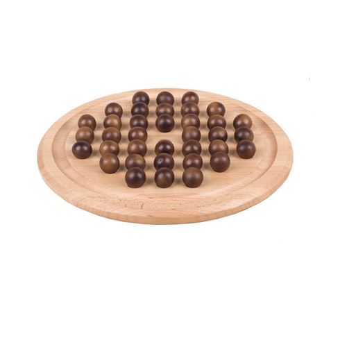 Non Communiqué Solitaire En Bois - 29 Cm