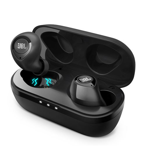 Écouteurs JBL C100 TWS Bluetooth ,Sans Fil ,Intra-auriculaires ,Sport ,Compatible IOS et Android, 12mm- Noir