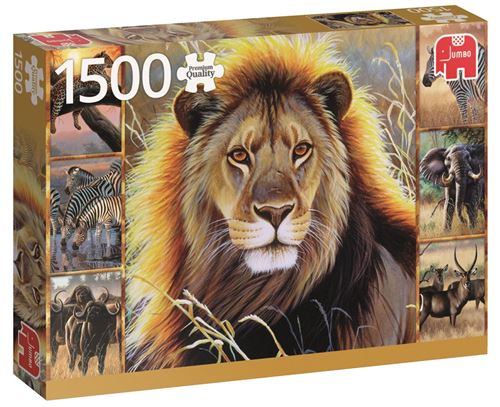 Jumbo PC 1500 pièces du puzzle africain Beauté