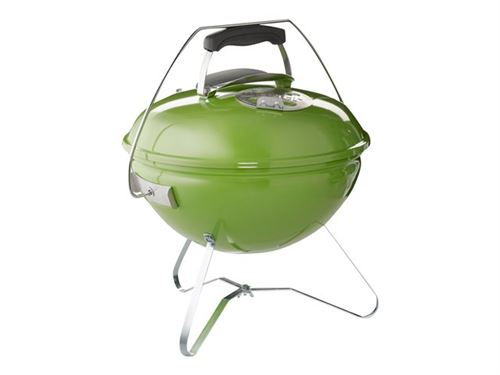 Weber Smokey Joe Premium - Barbecue gril - charbon - vert printemps