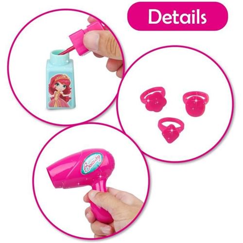 9€49 sur Coffret Bijoux Enfant Fille Cosmétiques Maquillage Coiffure kit -  Autres Jeux créatifs - Achat & prix