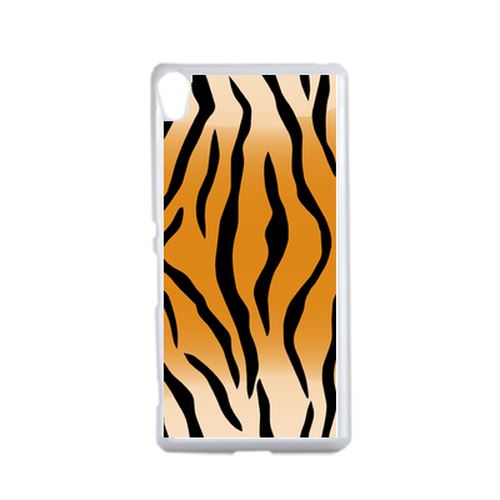 Coque Motif Tigre Compatible Sony Xperia X Transparent