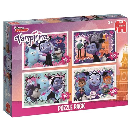 Jumbo Puzzle Vampirina 4-en-1 35/50/70/70/100 pièces