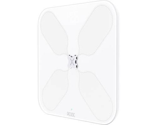 Balance danalyse corporelle variotek 007-7000500 (l x l x h) 332 x 332 x 24 mm blanc