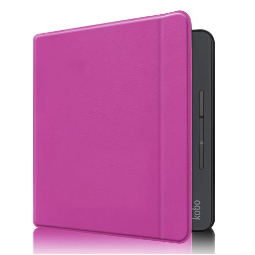 WISETONY® Étui à rabat PU avec ceinture élastique pour Kobo Forma - Violet