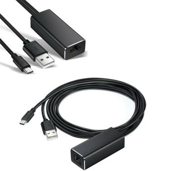 Adaptateur Ethernet Pour Chro Mecast Micro Usb Vers Rj45 Lan Adaptateur Reseau Adaptateur Et Convertisseur Achat Prix Fnac