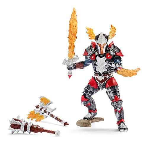 Schleich Dragon Knight, hero with weapons