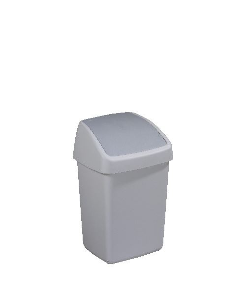 Sunware Delta poubelle balançoire 10 litres gris