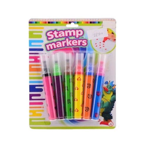 Johntoy timbres Crea Kids 6 pièces