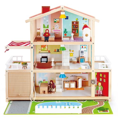 Playset Hape Villa Moderne De Poupées