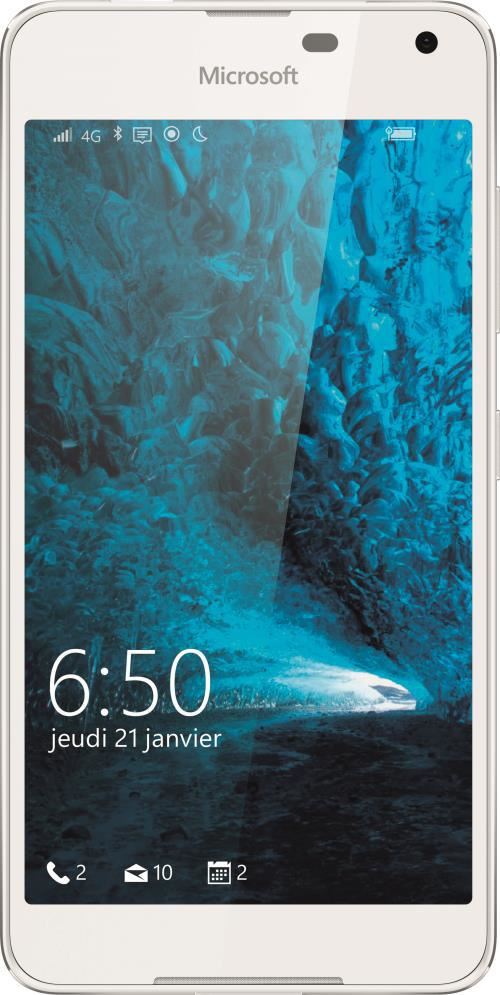 Microsoft Lumia 650 - 4G smartphone - RAM 1 Go / 16 Go - microSD slot - écran OEL - 5\
