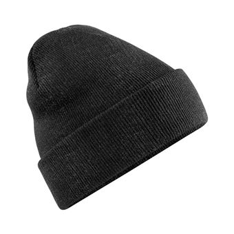 Beechfield - Bonnet tricoté - Unisexe (Taille unique) (Gris anthracite) - UTRW210 - 1