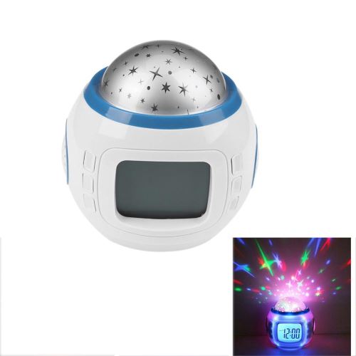 Horloge de projection - étoile - lampe de projection - réveil de projection (sans pile)