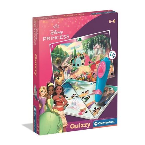 Non Communiqué Multicolore Puzzle Quizzy Princess 6 Pieces - Clementoni