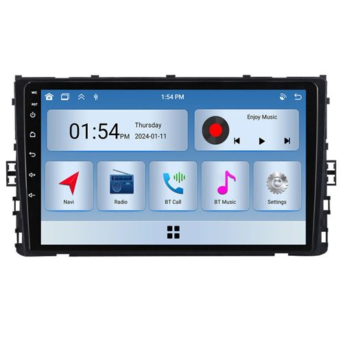 Autoradio RoverOne® Bluetooth CarPlay 2 Din 6Go RAM 128Go ROM pour Volkswagen MQB VW T-Cross 2018-2020