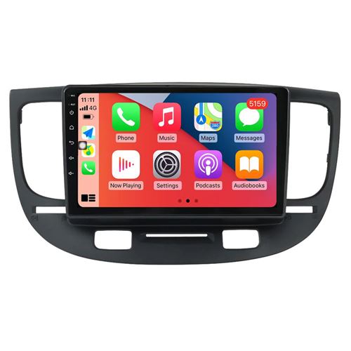 Autoradio RoverOne GPS Bluetooth CarPlay Android Auto 2Go RAM 32Go ROM pour Kia Rio 2 Rio2 2005 - 2011