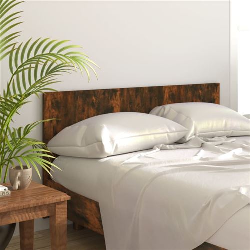 vidaXL Tête de lit Chêne fumé 160x1,5x80 cm Bois d'ingénierie
