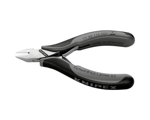 Knipex 77 32 115 ESD ESD Seitenschneider mit Facette 115 mm