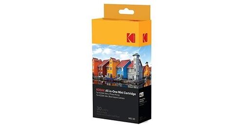 Kodak - cartouche mc d'impression photo mini, tout-en-un (encre et papier), lot de 30, compatible avec appareil photo mini shot, imprimante mini 2