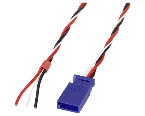 Reely servo Câble avec fiche Deluxe [1x JR - 1x extrémité(s) ouverte(s)] 30.00 cm 0.5 mm² torsadé