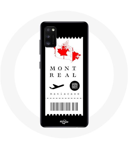 Coque pour Samsung Galaxy S20 plus Billet d'avion Montréal Canada Maniacase