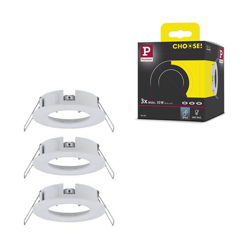 Paulmann 92480 Choose Recess-Mount Bracket Set 10W White Matt IP44