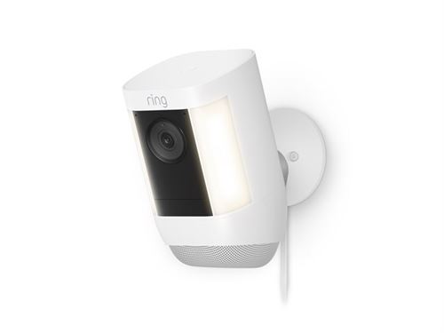 Ring Spotlight Cam Pro Plug-In - Caméra de surveillance réseau - extérieur - résistant aux intempéries - couleur (Jour et nuit) - 1080p - audio - sans fil - Wi-Fi