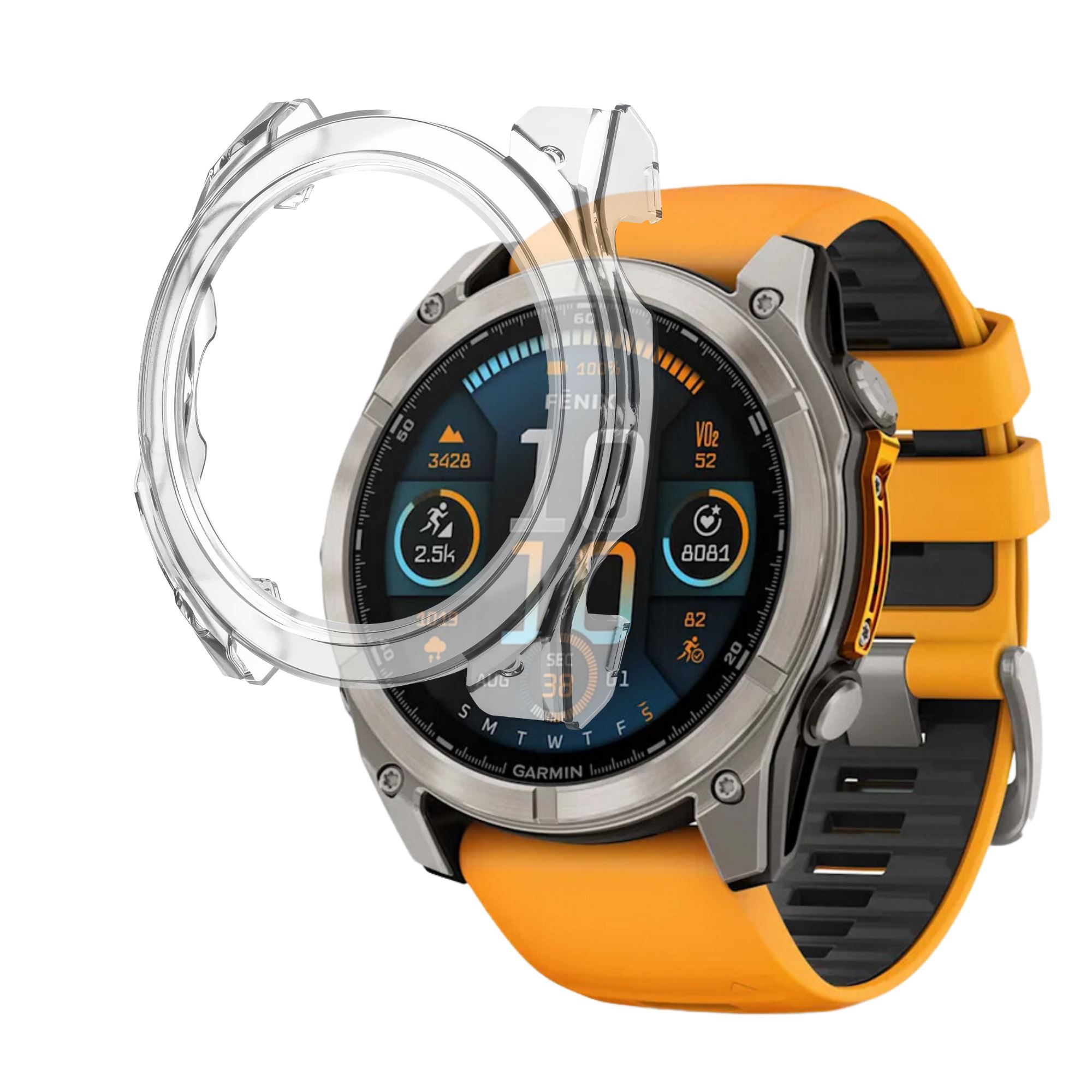 Protection écran Pour Garmin Fenix 7 Pro Solar (47 Mm) - 2 Films Ultra-clairs, Anti-rayures, Anti-empreintes