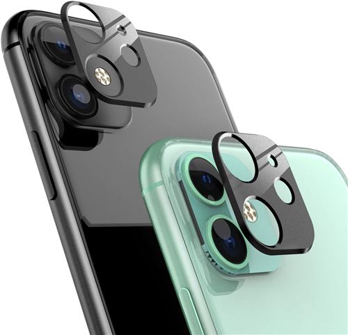 Verres Protection Couleur Noir Camera Arriere X2 Pour iPhone 11 Little Boutik®